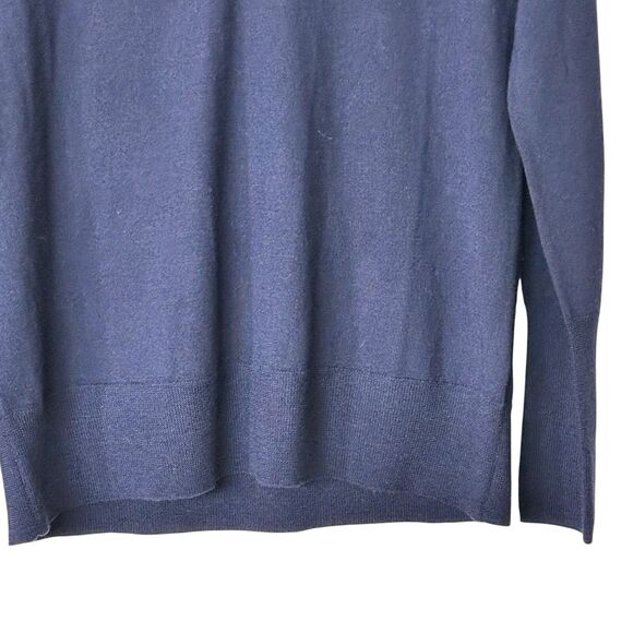 J.Crew M Merino Wool V-Neck ruffle long sleeves pullover Sweater - Picture 7 of 12